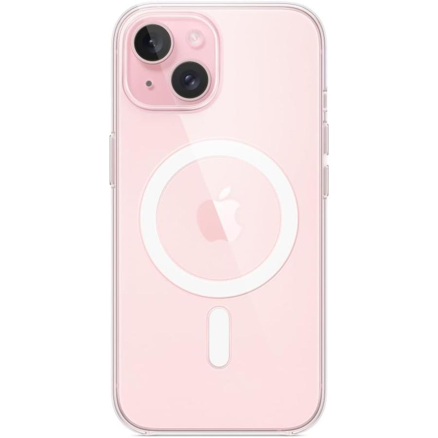 iPhone15 本体 128GB 純正ケース付き 純正 iPhone15 クリアケース MagSafe対応 並行輸入品 純正ケース