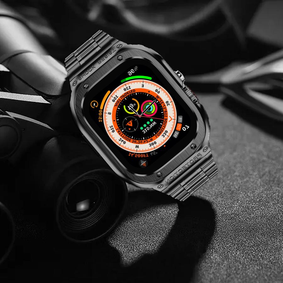 Apple Watch Ultra バンド 保護ケース付き 49mm アップル Apple Watch Ultra バンド 保護ケース付き 49mm アップル