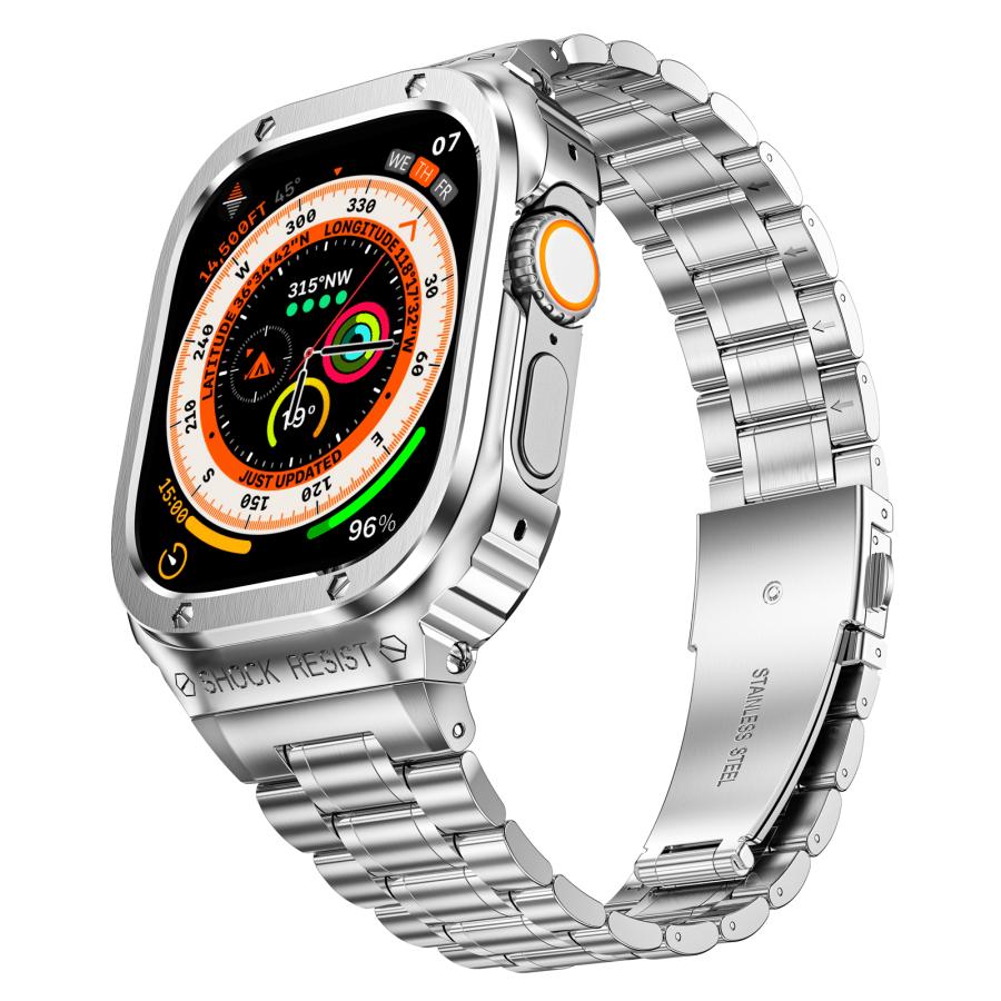 Apple Watch Series 8 7 6 5 4 SE バンド 保護ケース付き アップル 