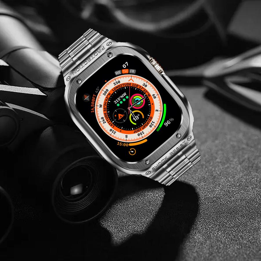Apple Watch Series 8 7 6 5 4 SE バンド 保護ケース付き Apple Watch Series 8 7 6 5 4 SE バンド 保護ケース付き