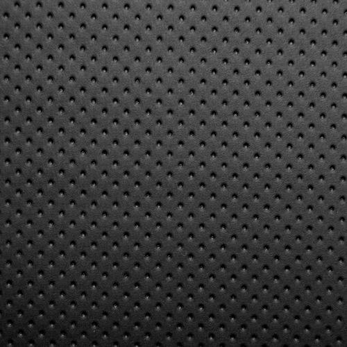 日本製 合皮 シート 生地 パンチング 黒色（ブラック） : 業務用