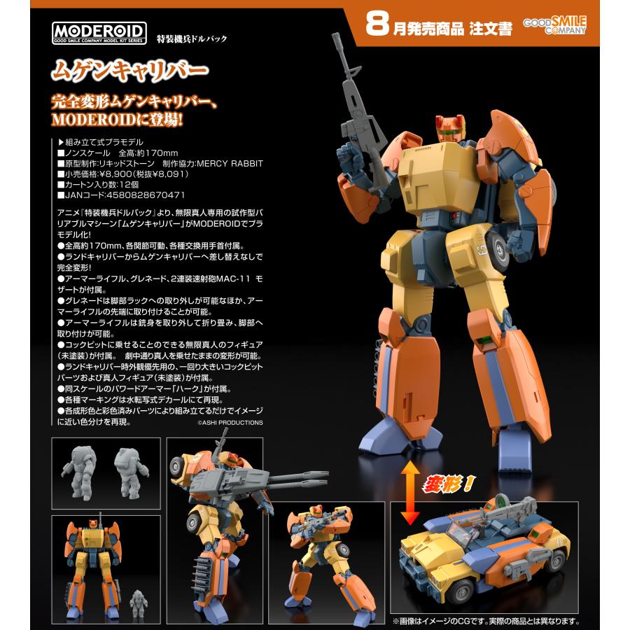 MODEROID 【予約商品】MODEROID 特装機兵ドルバック ムゲンキャリバー