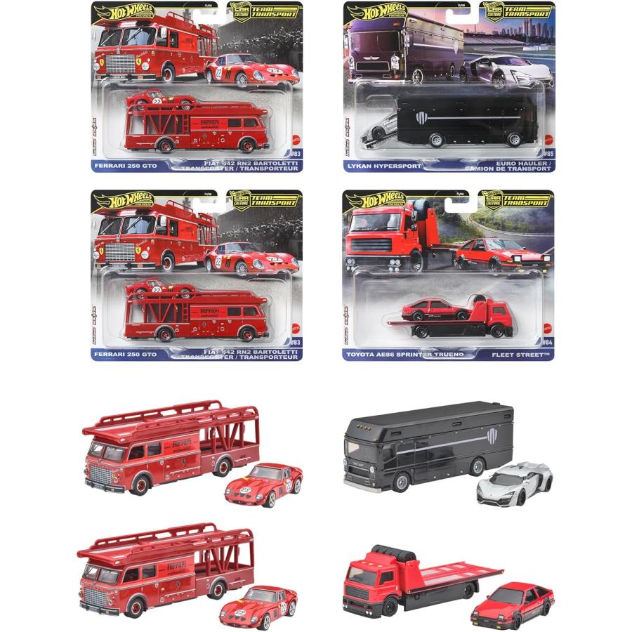 ホットウイール チームトランスポート Bアソート 4台セット ☆仮予約受付☆ ホットウィール チームトランスポート アソート