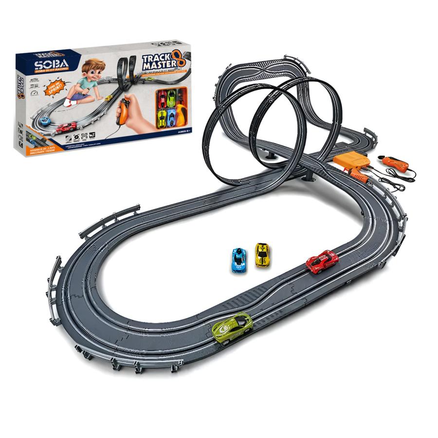 SOBA 1/64 スロットカーレーシング TRACK MASTER (コースセット 694cm