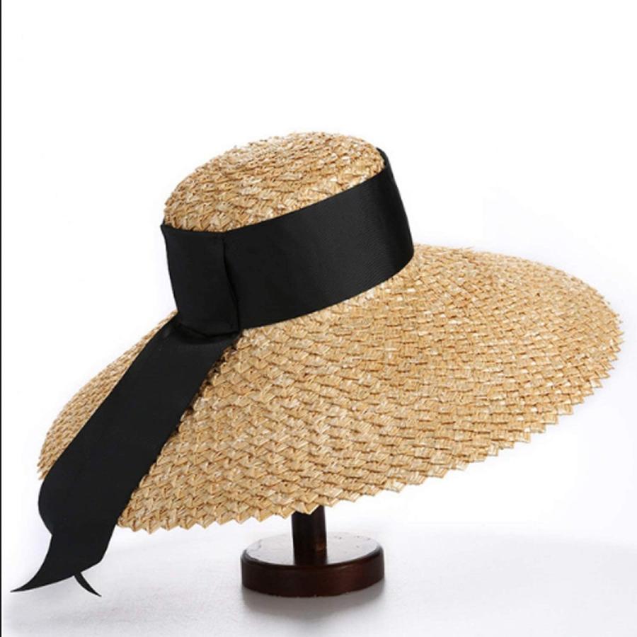 人気の 春 夏 レディース ハット 麦わら帽子 Teansan Uvカット Brown 色 119 旅行用 海 可愛い おしゃれ 日よけ 紫外線防止日 帽子