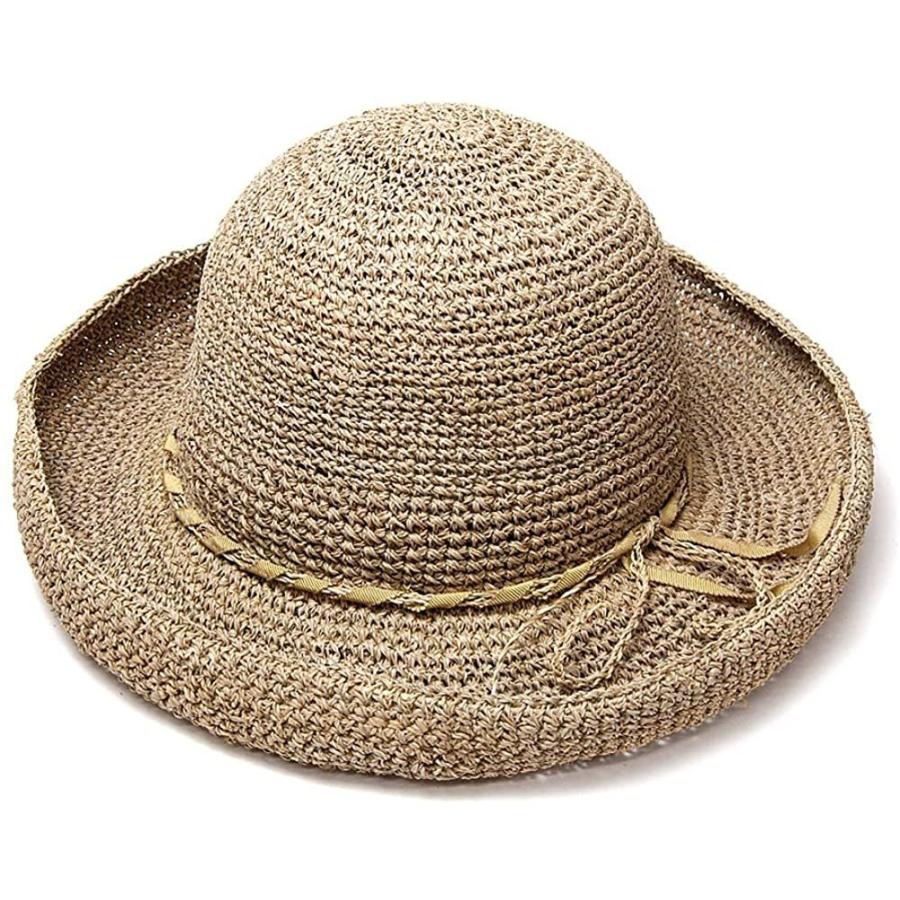 送料関税無料 ナチュラル Fujin S 約56cm New Agel 細編みレディースハット Nol ノル 帽子