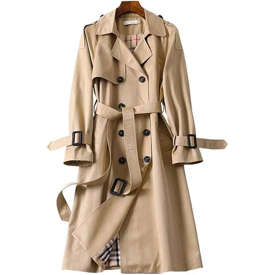 本物の S M ベージュ 50代 40代 30代 代 結婚式 カジュアル 冬 秋 春 スプリングコート ロングコート アウター レディース トレンチコート トップス