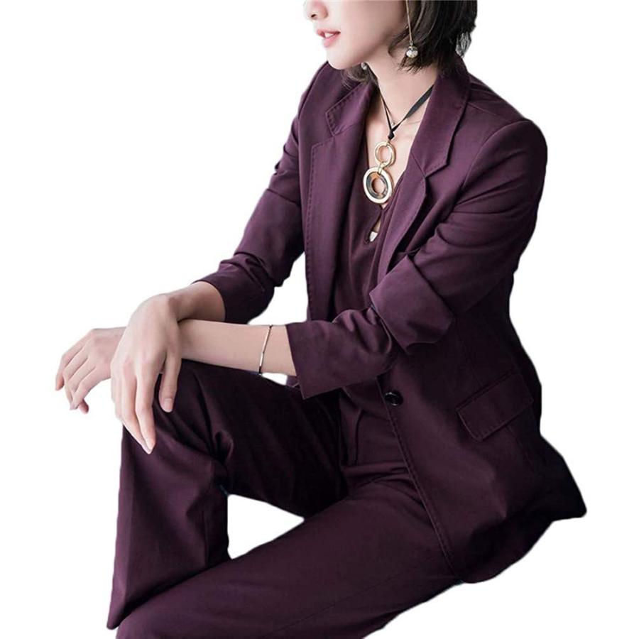 とっておきし新春福袋 1 パンツスーツの女性の正式な春の秋の通勤2点セットレディースワイドパンツ ジャケット大きいサイズの結婚式のオフィスのol全3色 Lanlantian トップス Www Govtmedicalcollegechhindwara Com