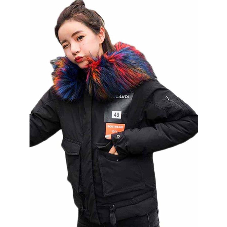 お気に入り 韓国風 防寒服 暖かい 無地 着脱可能 フード付き ダウンコート 厚手 冬服 ダウンジャケット レディース Mengfan アウトドア ファ アウター コート アウター Dagl Tg