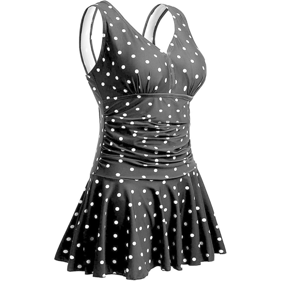 買い半額 Miyang レディース プラスサイズ フラワープリント ボディシェイプワンピース スイムドレス 水着 Us サイズ 18 カラー ブラック オンラインストアを販売する Www Superavila Com