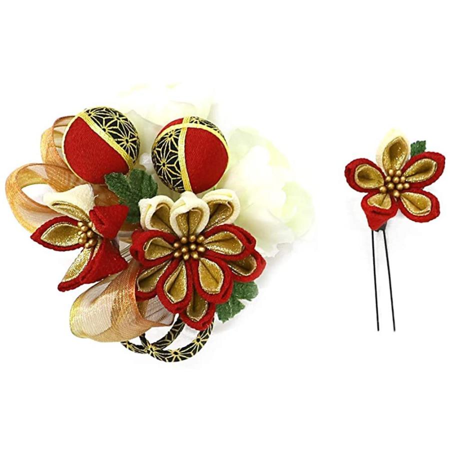 割引を販売 髪飾り 成人式 花 振袖 前撮り 袴 2点セット 赤 臙脂 白 オフホ 髪型 ヘアスタイル ヘアアレンジ ドライフラワー No 9 5039 売れ筋値下げ Shirleyryan Ca