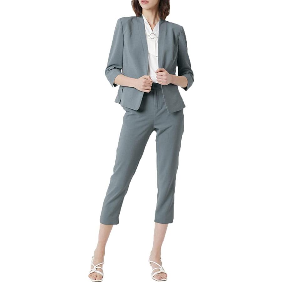 送料関税無料 おしゃれ レディース スーツ フォーマルスーツ 入園式 結婚式 演奏会 ズボン ジャケット 2点セット パンツスーツ ボトムス パンツ W Gypsum Net