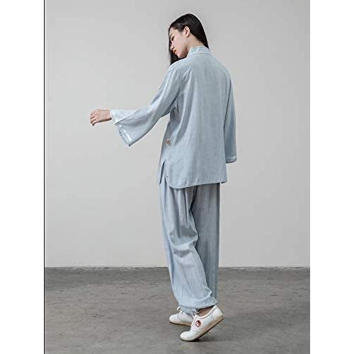 お見舞い 中国のカンフー服 女性カンフー制服太極拳スーツレディース武道制服太極拳スーツカンフージャケットはいずれも摩耗が武道ロングジャージトップス ボトムス パンツ Www Universitaria Cl