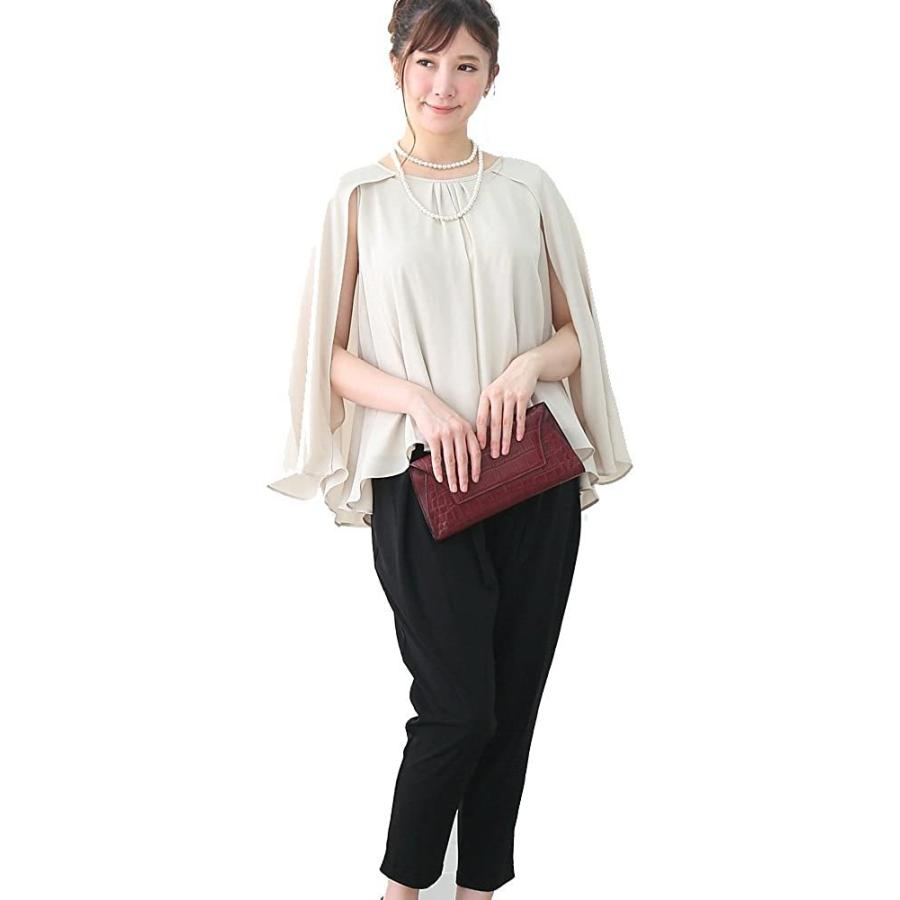 新品 パンツ パーティードレス セットアップ 結婚式 パンツドレス Mimosa リュクスミモザ Luxe 袖あり お呼ば 謝恩会 成人式 二次会 結婚式 ボトムス パンツ