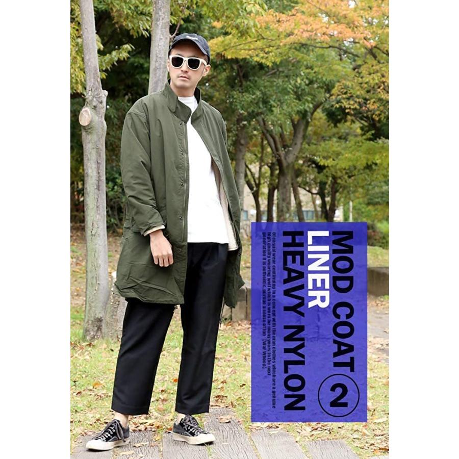 低価格で大人気の M 65 ミリタリー ロング ライナー付き 裏ボア スタンドカラー ナイロン 撥水 メンズ Revo レヴォ モッズ 2 Lサ オリーブ コート コート アウター