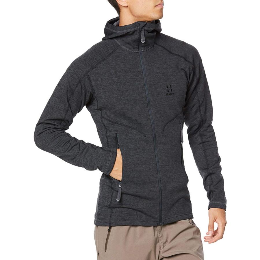 人気ブランドの新作 ホグロフス フリースジャケット 日本サイズm相当 S Uk Solid Slate メンズ Men Hood Heron フード ヘロン コート アウター