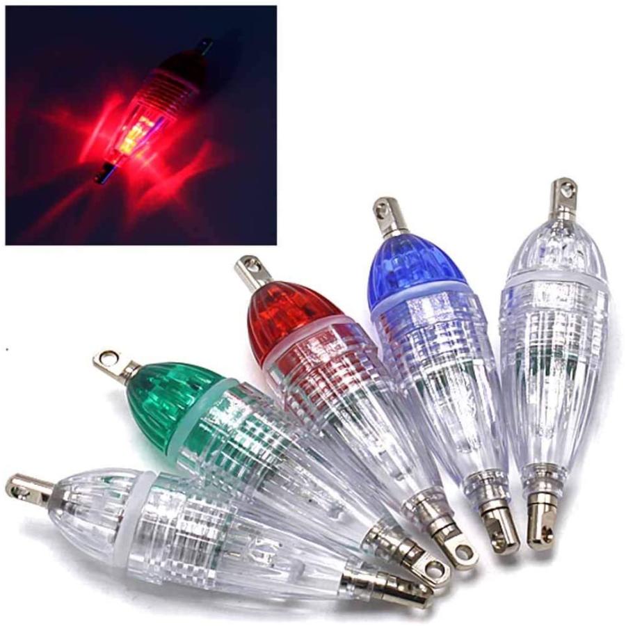 超歓迎 Wellvie 水中集魚灯 Led集魚灯 水中ライト 高輝度 5カラー 5個セット 6cm ミニ 水中灯 釣り フィッシング 夜釣り イカ アジ タチ Materialworldblog Com