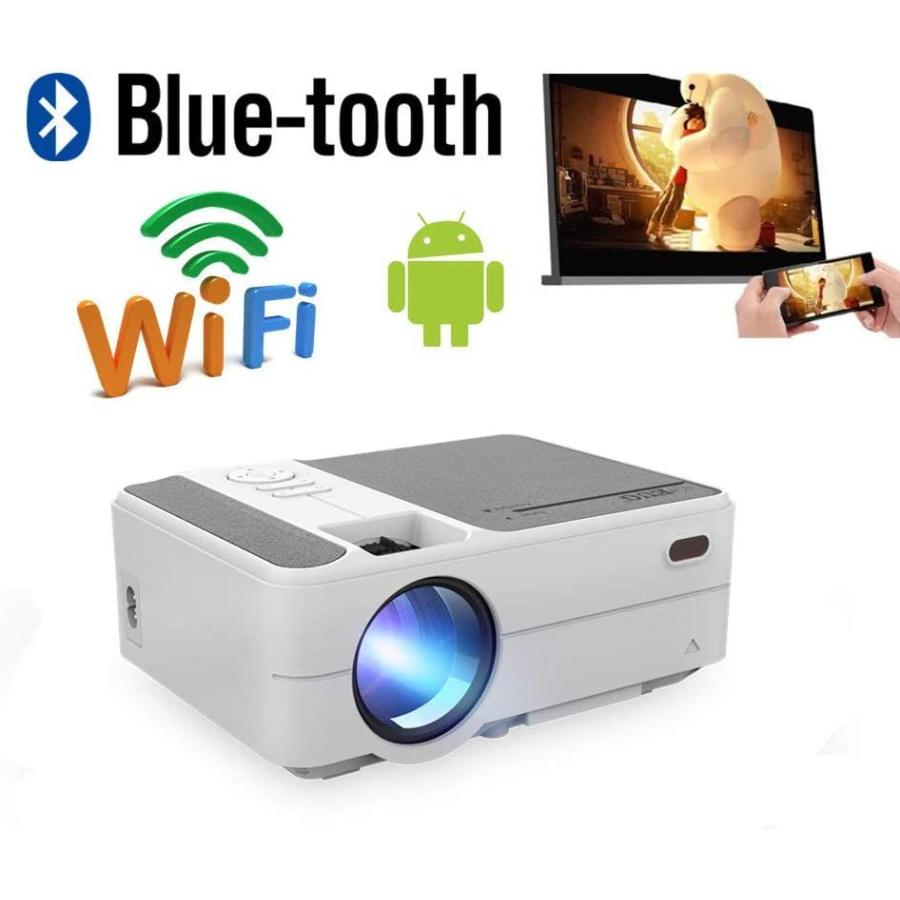 小型wifiプロジェクター1080p対応コンパクトスマートandroidプロジェクターbluetooth台形補正内蔵スピーカーhdmi Usb ポータブルテレビ Ortoclinicataubate Com Br