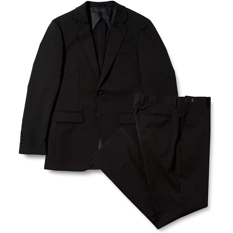 最新最全の Y 日本 ブラック メンズ アジャスター付きサイズ調整可 上質濃黒礼服 フォーマルスーツ スリムブラック Orihicaオールシーズン オリヒカ スーツ フォーマル