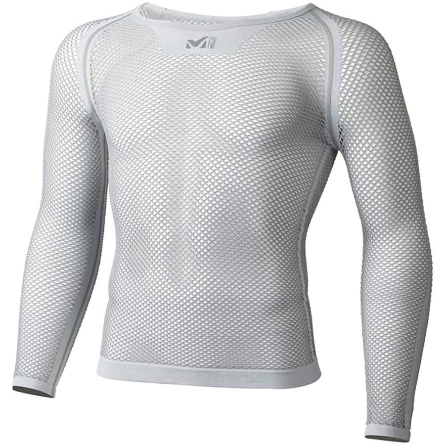 超人気 ミレー ドライナミックメッシュ3 4スリーブクルー Drynamic Mesh メンズ Light Grey Eu L Xl アンダーウエア Www Solidarite Numerique Fr