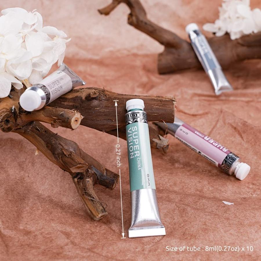 透明水彩 10色 8mlチューブ 絵具 透明水彩絵の具 水彩絵の具 Vision Super パステルカラー 漫画 イラスト 絵の具セット 透明水彩 その他おもちゃ 定休日以外毎日出荷中 Themtransit Com