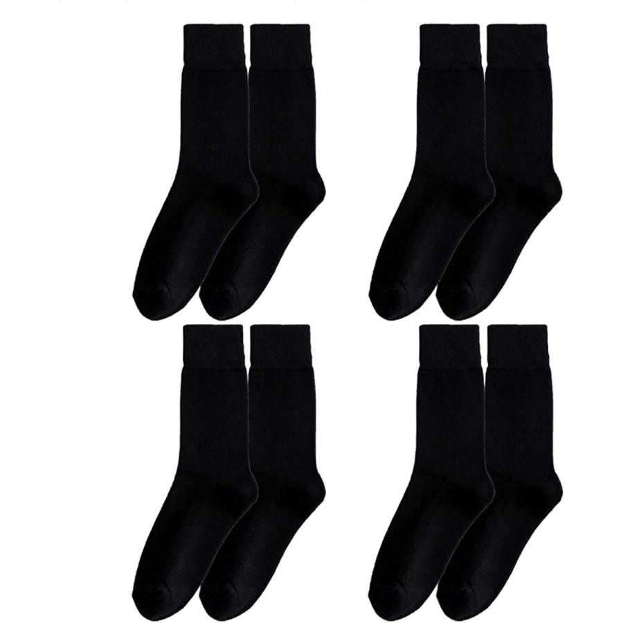 メンズファッション 履き心地 靴下 メンズ 厚手 防寒 ソックス 春夏冬 暖かい ビジネス スキーソックス ルームソックス スキー 24 28cm 4足セット 黒 4 Reyk9a0b5j Tritop Com Br
