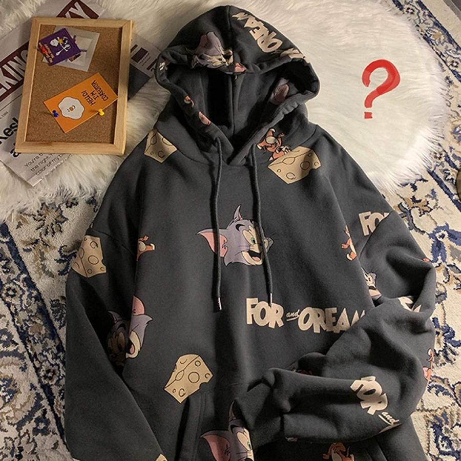 売れ筋介護用品も かっこいいパーカー Tom カ トムとジェリー ゆったり 長袖 トレーナー スウェットパーカー トップス 秋冬 レディース メンズ Jerry And トレーナー Abotica Com Br