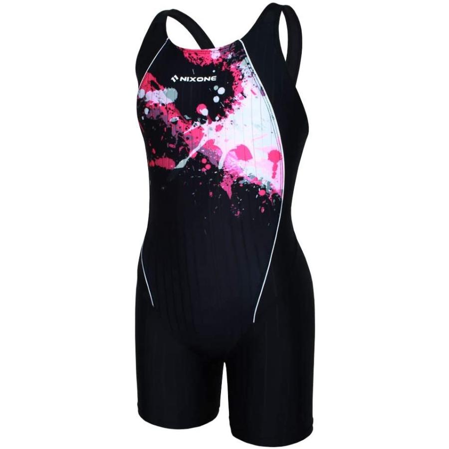メーカー在庫限り品 Nixone ガールズ スクール 競泳水着 スパッツスーツ 学校用 女子 ワンピース ジュニア 水着 女の子 Nsjg pk 13号 80