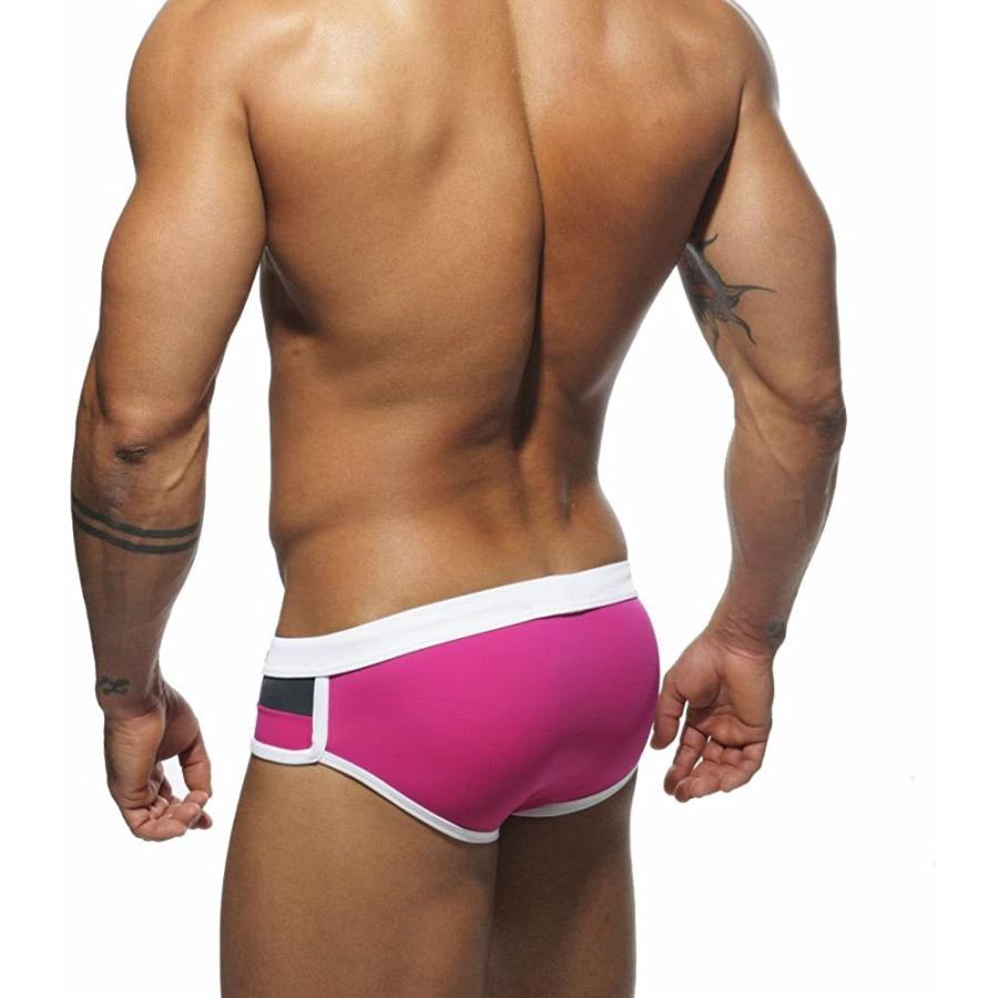 人気商品 Sat Night Jp メンズ ビキニブリーフ型スイムウェア 水着 海水パンツ フィット ローライズ シンプル 3色 Mピンク Wantannas Go Id