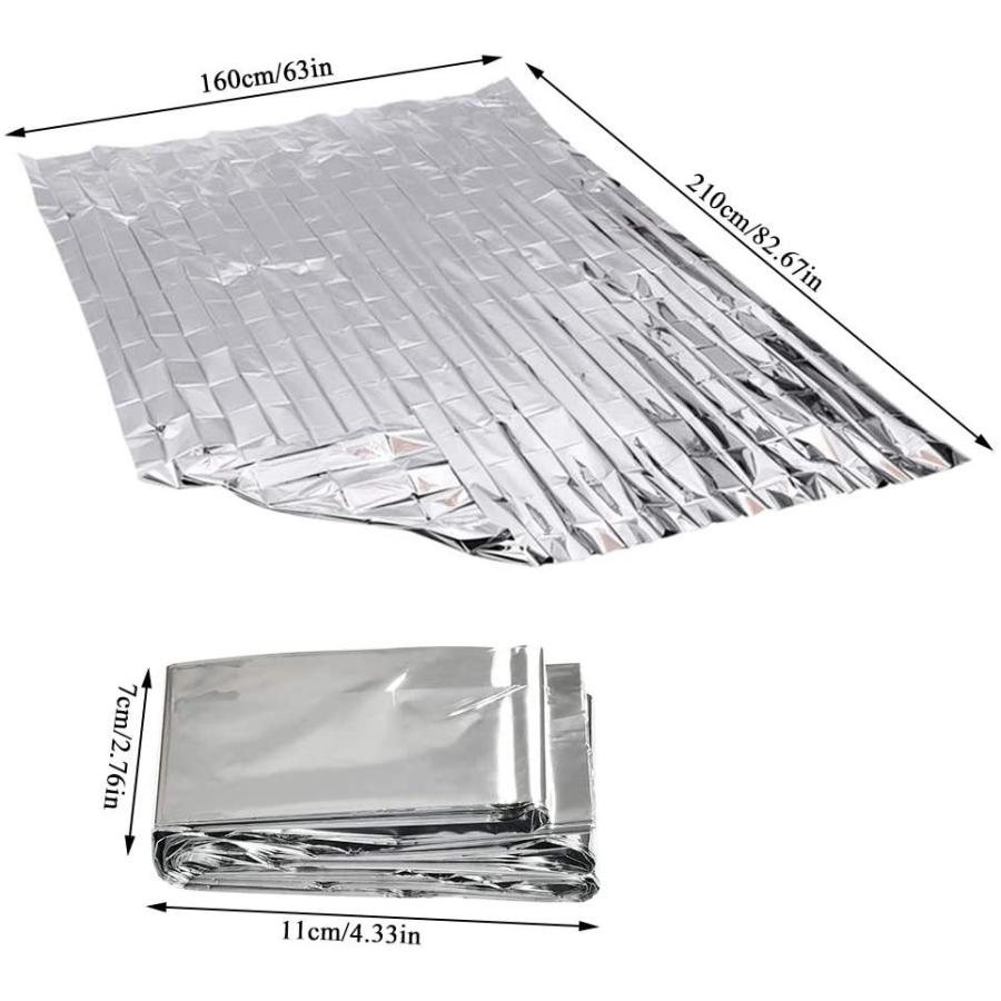 SALE/10%OFF 5枚セット Idealeben サバイバルシート160*210cm 防寒シ 遮光性がある 災害時の防寒・保温 コンパクト 軽量 エマージェンシーシート その他アウトドア用品 SALE/10%OFF 5枚セット Idealeben サバイバルシート160*210cm 防寒シ 遮光性がある 災害時の防寒・保温 コンパクト 軽量 エマージェンシーシート その他アウトドア用品