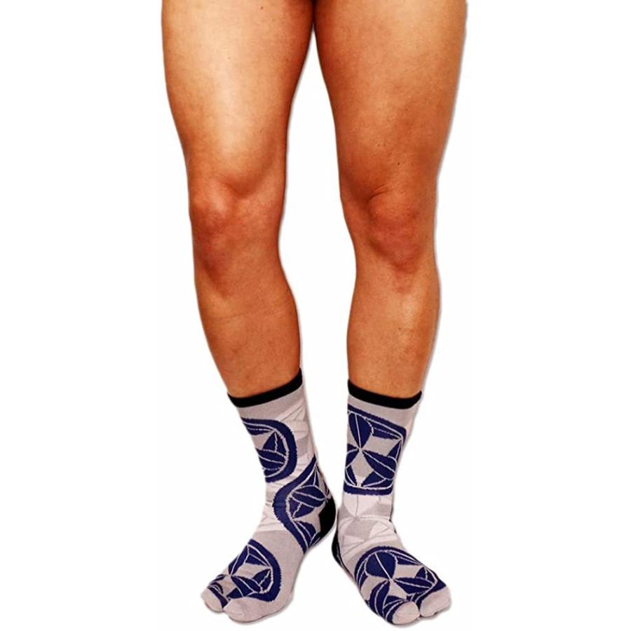人気ブランド多数対象 笹紋 足袋 ミドルソックス 日本製 和柄 足袋型くつ下 和風 ミドル丈 メンズ 靴下 カジュアル 25 28 祭 着物 和装 甚平 法被 侍 忍者 男 Materialworldblog Com