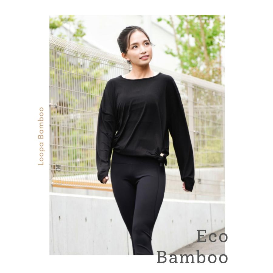 ルーパ 長袖Tシャツ LOOPA バンブー ロングスリーブトップス tops カットソー レディース チュニック かわいい トップス 竹繊維 SALE | loopa | 12