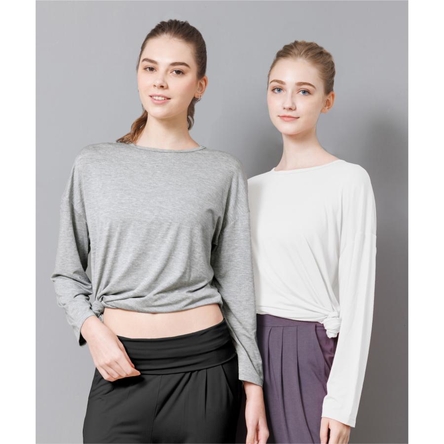 ルーパ 長袖Tシャツ LOOPA バンブー ロングスリーブトップス tops カットソー レディース チュニック かわいい トップス 竹繊維 SALE | loopa | 07