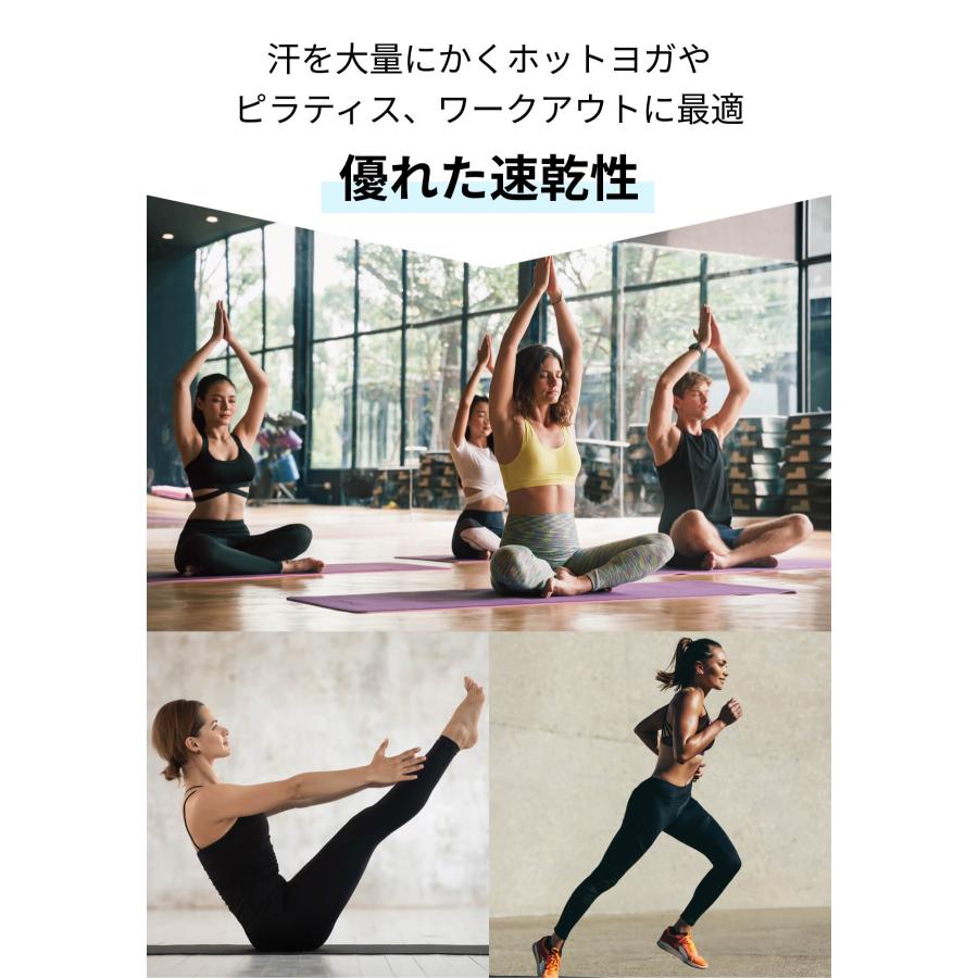 ヨガウェア ヨガ トップス ルーパ Loopa  キーネックロングTシャツ 7分袖 体型カバー カットソー チュニック ホットヨガ 接触冷感 吸汗速乾 綿 コットン | loopa | 11