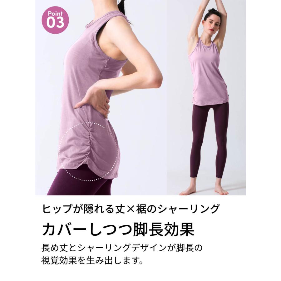 loopa（ルーパ） Yバックタンクトップ ヨガウェア トップス レディース