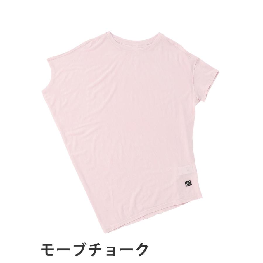 【クーポンで10%OFF】ヨガウェア ヨガ トップス スーパーナチュラル [sn] super.natural W ヨガ ルーズ Tシャツ 23FW アシンメトリー チュニック｜puravida｜14