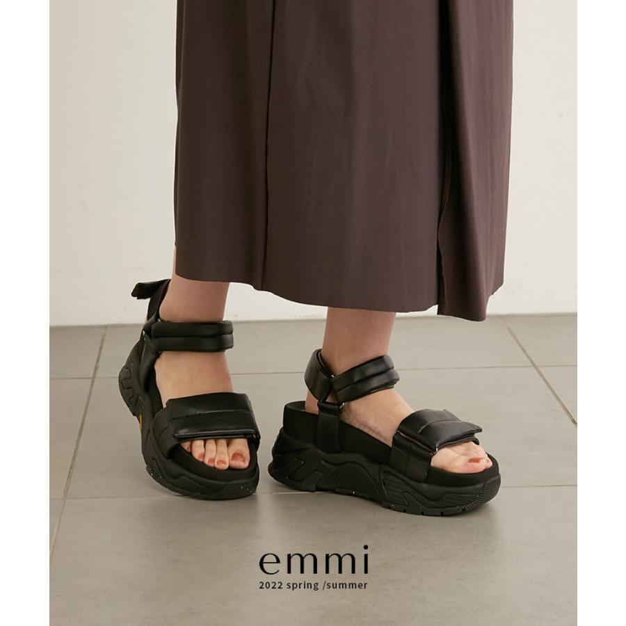 emmi シューズ サンダル エミ Vibramソールサンダル 厚底 emmi シューズ サンダル エミ Vibramソールサンダル 厚底