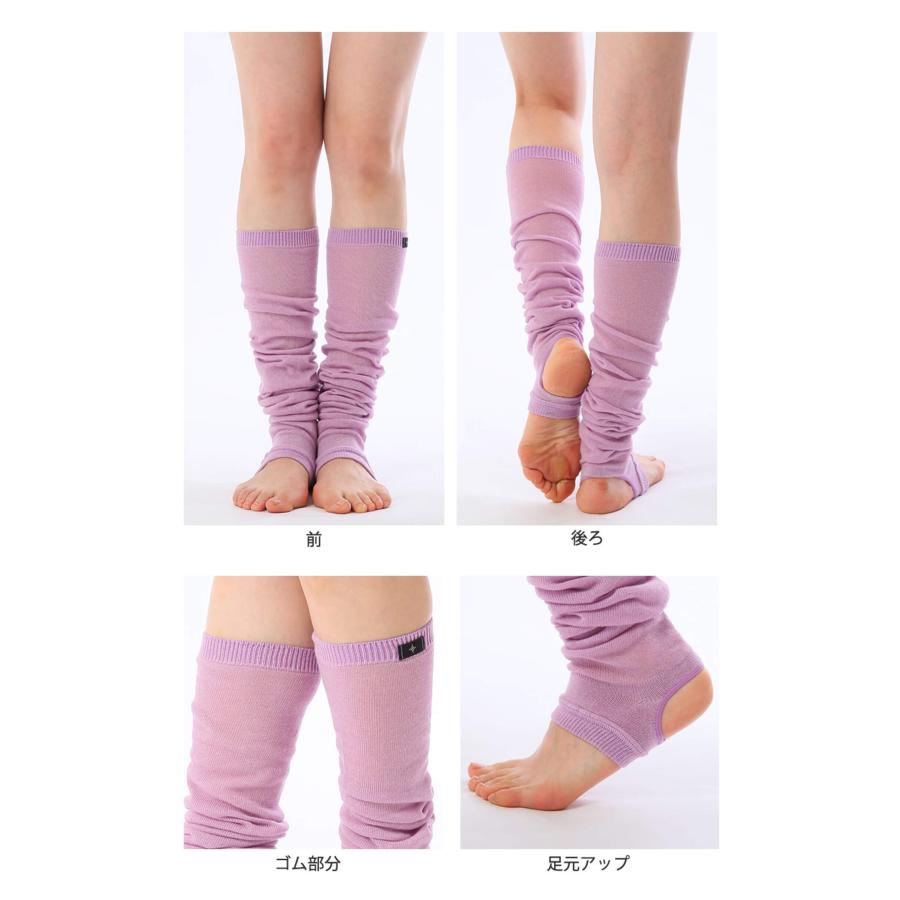 レッグウォーマー バレエ ダンス ヨガ トレンカ ルームシューズ 靴下 レディース ピラティス フィットネス 冷え対策 Loopa | loopa | 28