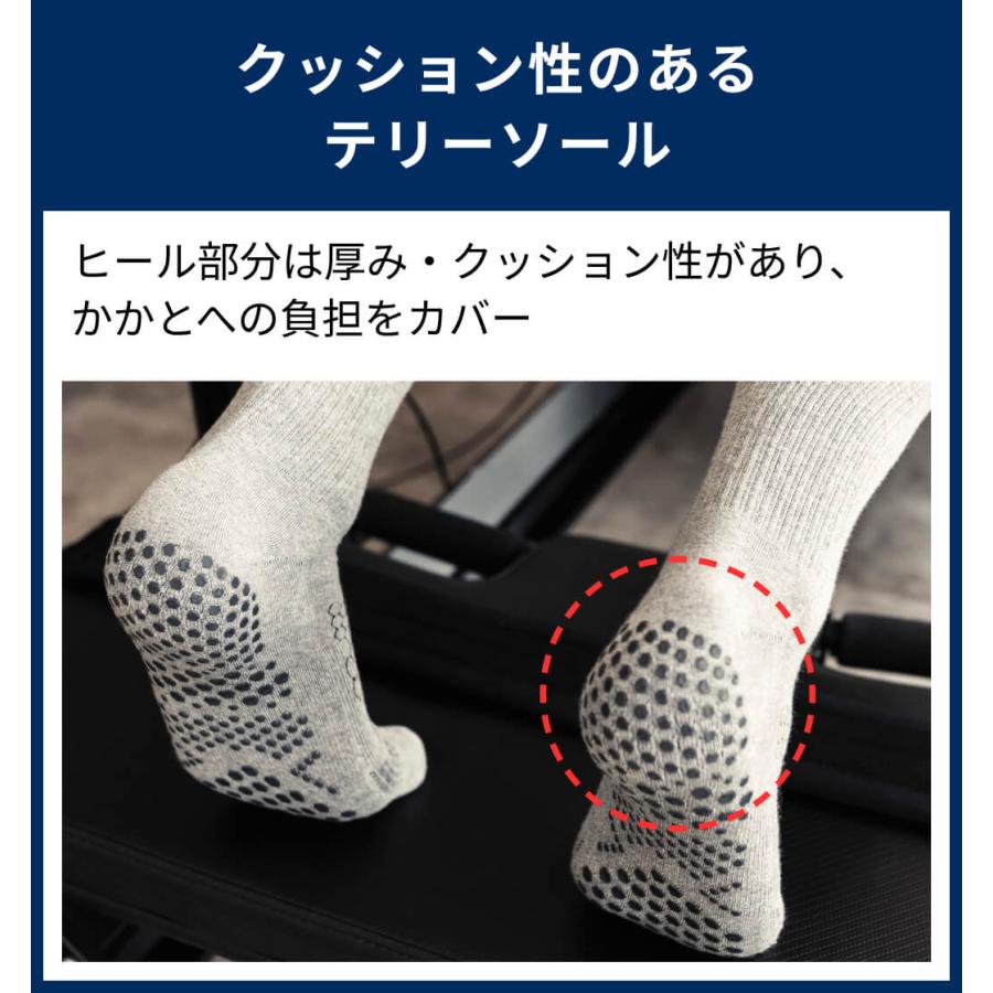 メンズ スポーツソックス ランニング フィットネス 滑り止め付き靴下 Base33 ローライズ グリップ ベース サーティスリー【SALE】 |  | 09