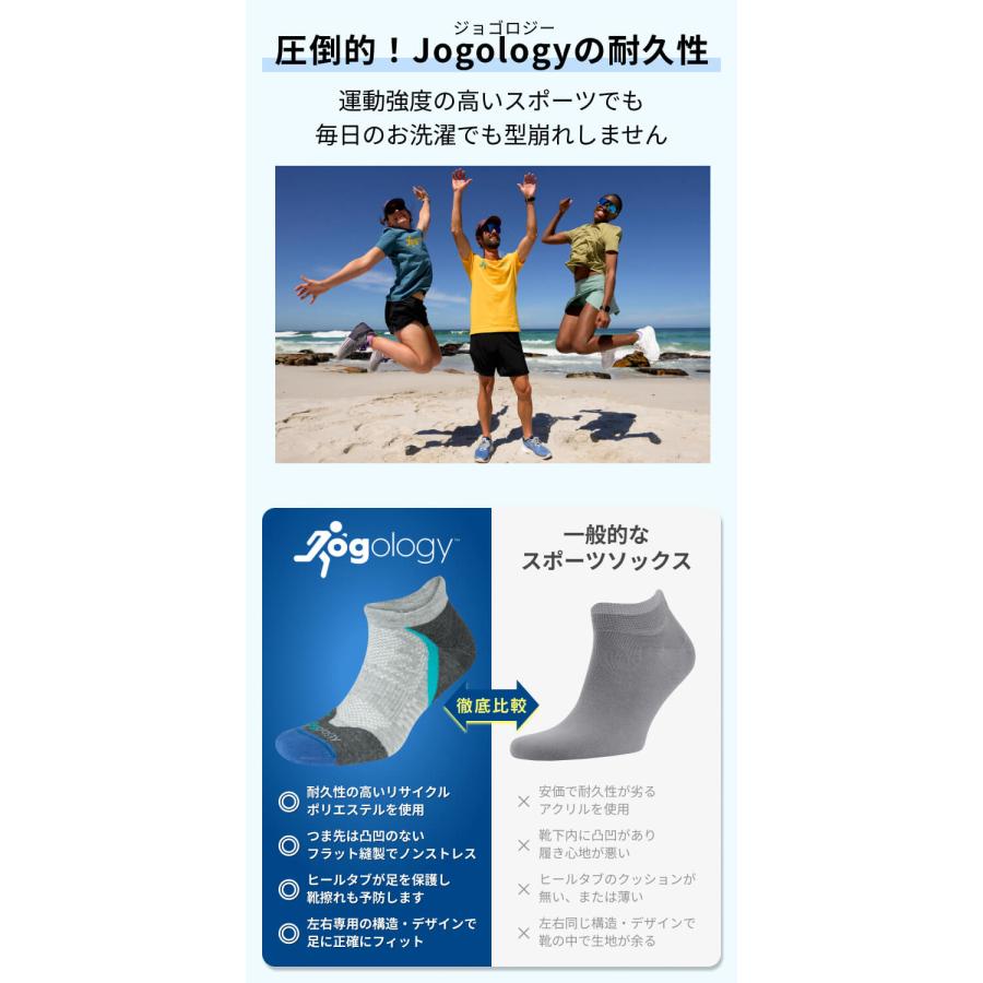 メンズ レディース スポーツソックス ランニング 靴下 Jogology ロークッション ソックス ハートソックス くるぶし丈 ジョゴロジー RVPTO SALE セール |  | 19