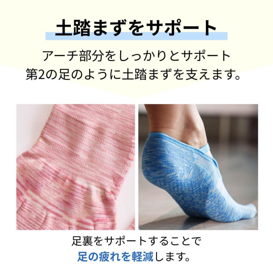 【2点で10%OFFクーポン】 ヨガ 靴下 ソックス トゥソックス TOESOX ベラリナ Tec Full-Toe つま先あり ヨガソックス ピラティス 滑り止め 吸汗速乾 抗菌 RVPTO｜puravida｜12