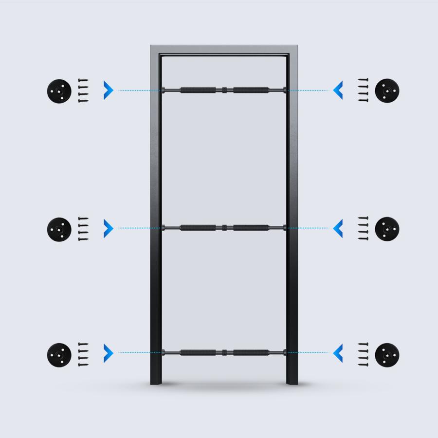 懸垂バー 自宅 ぶら下がり健康 取り付け チンニング トレイナー プルアップバー TRNR PULL-UP BAR SALE | TRNR | 05