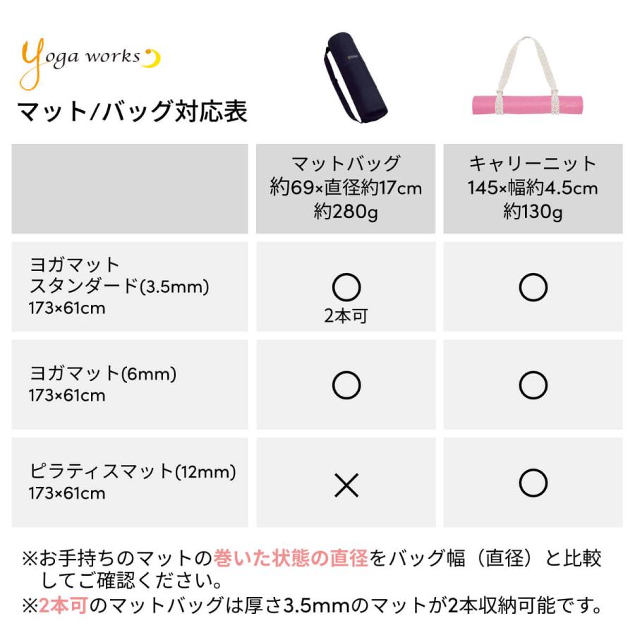 ヨガマット 6mm ヨガワークス Yogaworks ピラティス 筋トレ トレーニング PVC 殿堂 軽量 持ち運び 初心者トラベルマット | ヨガワークス | 18