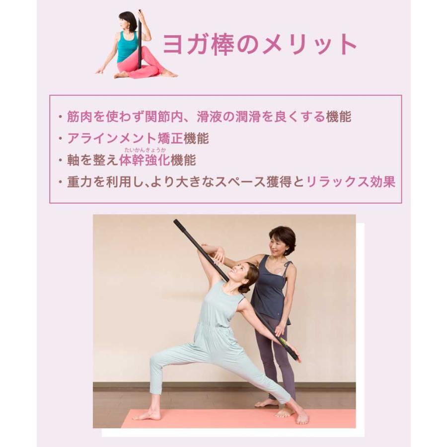 ヨガワークス ヨガ棒 ライト ストレッチ棒 ストレッチグッズ ストレッチ器具 肩甲骨はがし yogaworks ピラティス ストレッチ サポート/ RVPB | ヨガワークス | 09