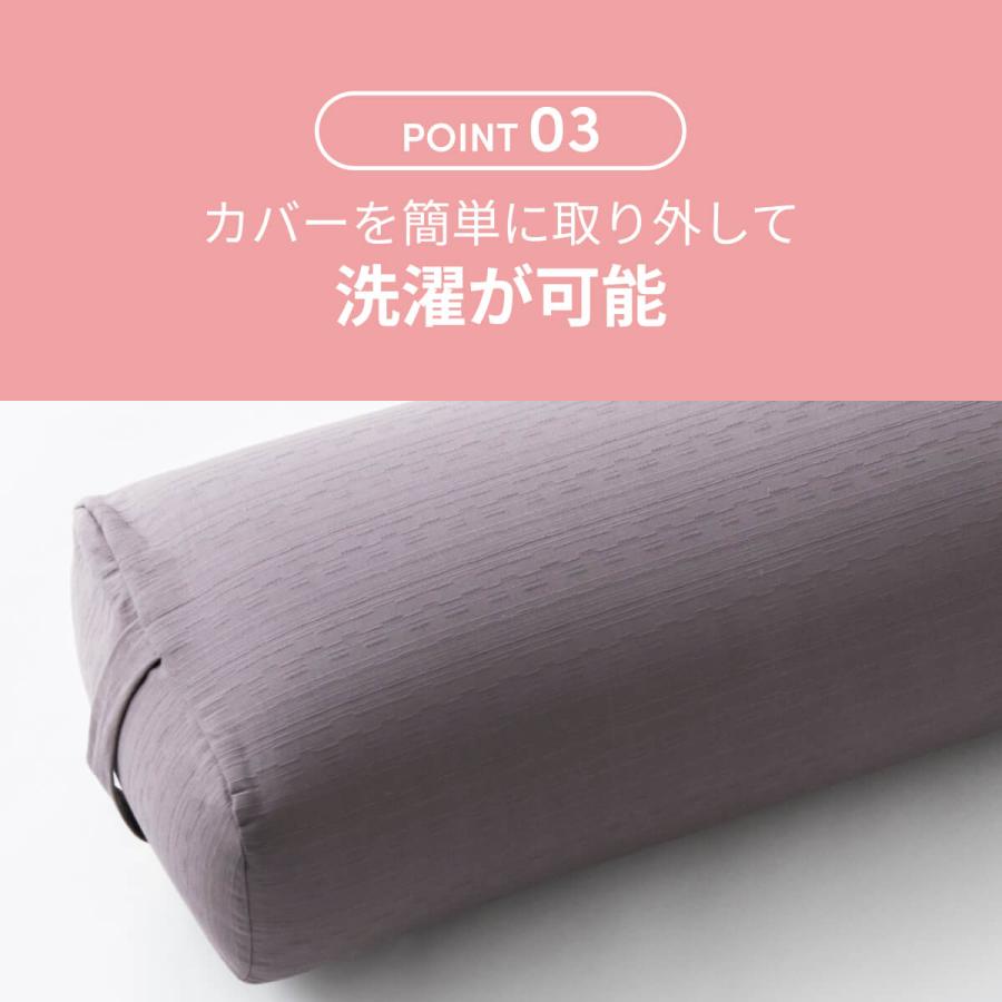 ヨガワークス　グレー ヨガボルスター ヨガワークス Yogaworks ボルスター サポートグッズ ピラティス