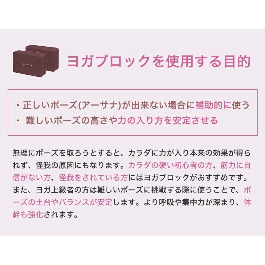 ヨガワークス 2個セット ヨガブロック Yogaworks ヨガブロックA 2個