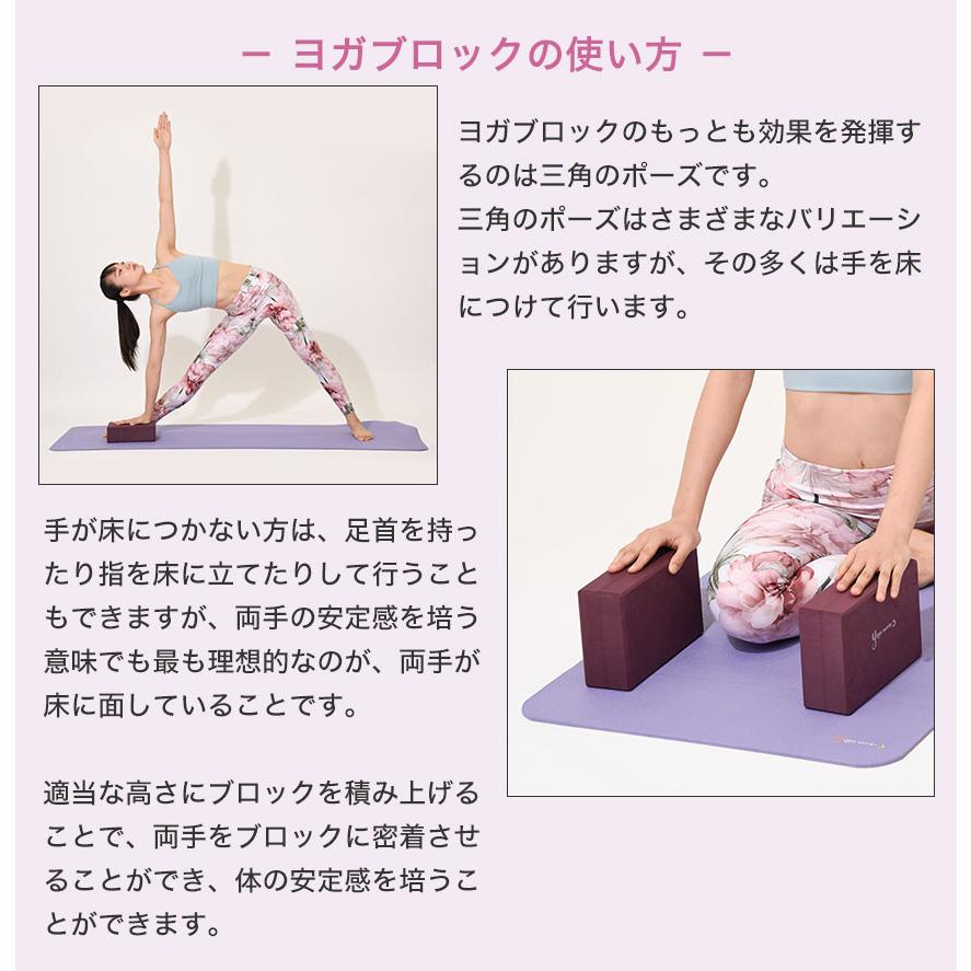 ヨガワークス 2個セット ヨガブロック Yogaworks ヨガブロックA 2個