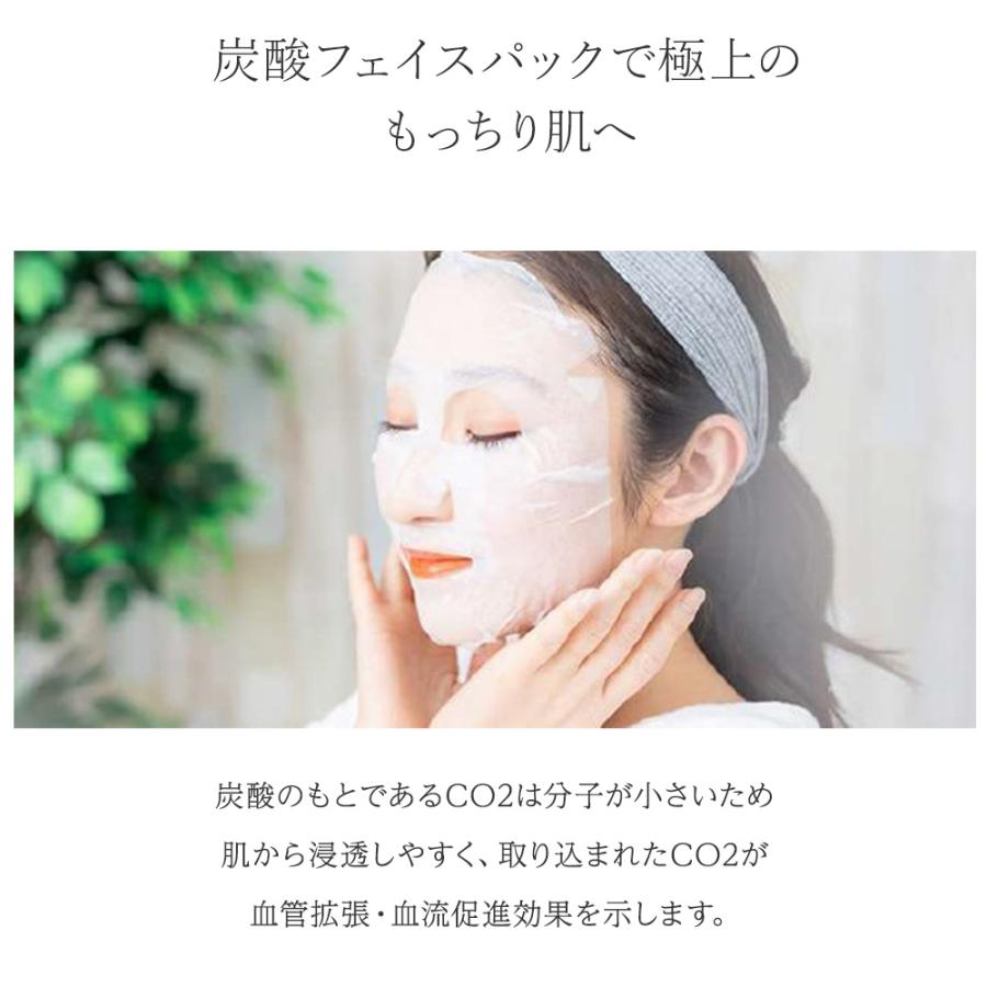 【新発売】炭酸フェイスマスク フェイスパック　1.3.5枚から選べる枚数 |  | 01