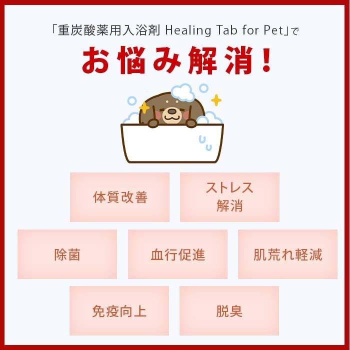 ペット用炭酸入浴剤 ヒーリングタブ 30錠 | ペット 入浴剤 犬 入浴剤 炭酸 入浴剤 犬のお手入れ 炭酸入浴剤 ペットケア【送料無料】 |  | 03
