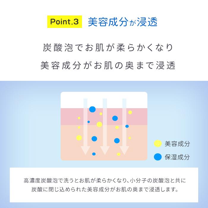 クレンジング 1本  メイク落とし 毛穴ケア 保湿 うるおい クレンジングオイル 炭酸クレンジング 【spark beauty 炭酸クレンジングフォーム 150ｇ】｜pure-healing｜19